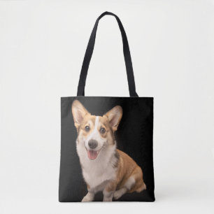 Niedliche Kleintiere   Corgi Puppy Smile Tasche