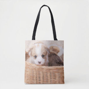 Niedliche Kleintiere   Corgi Tiny Puppy Tasche