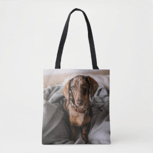 Niedliche Kleintiere Dackel Schokolade Tasche