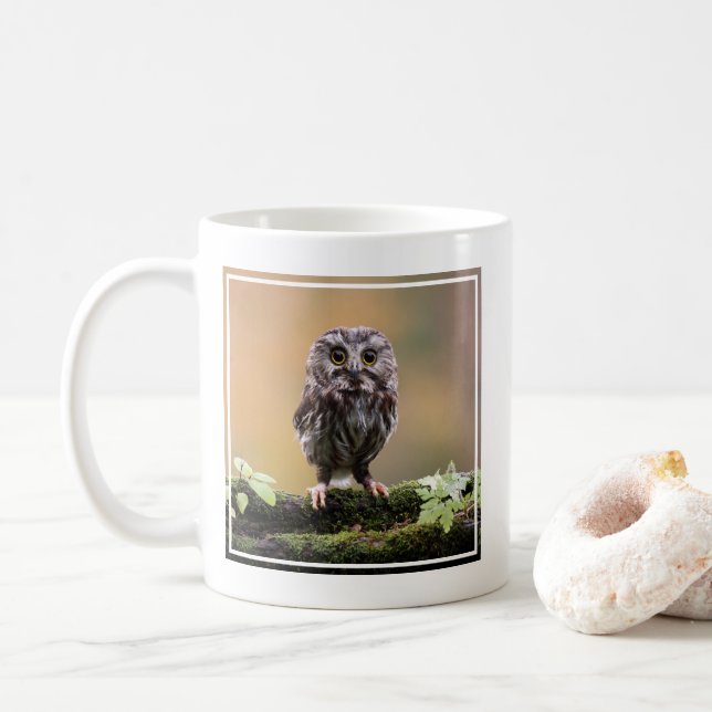 Niedliche Kleintiere | Ein Baby Kaffeetasse (Mit Donut)
