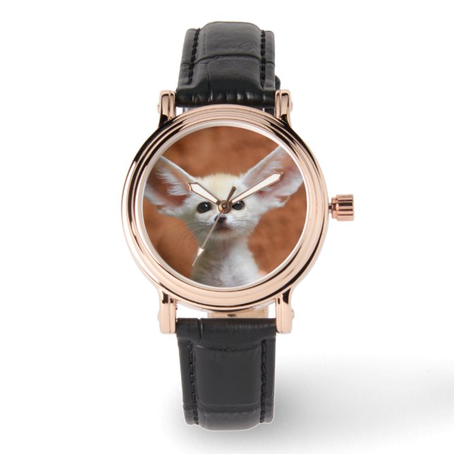 Niedliche Kleintiere | Fennec Fox Pup Armbanduhr (Vorderseite)