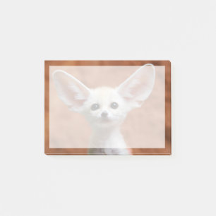 Niedliche Kleintiere Fennec Fox Pup Post-it Klebezettel