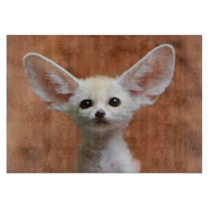 Niedliche Kleintiere Fennec Fox Pup Schneidebrett