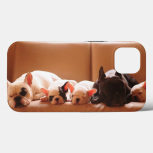 Niedliche Kleintiere Französische Bulldog-Famili Case-Mate iPhone Hülle