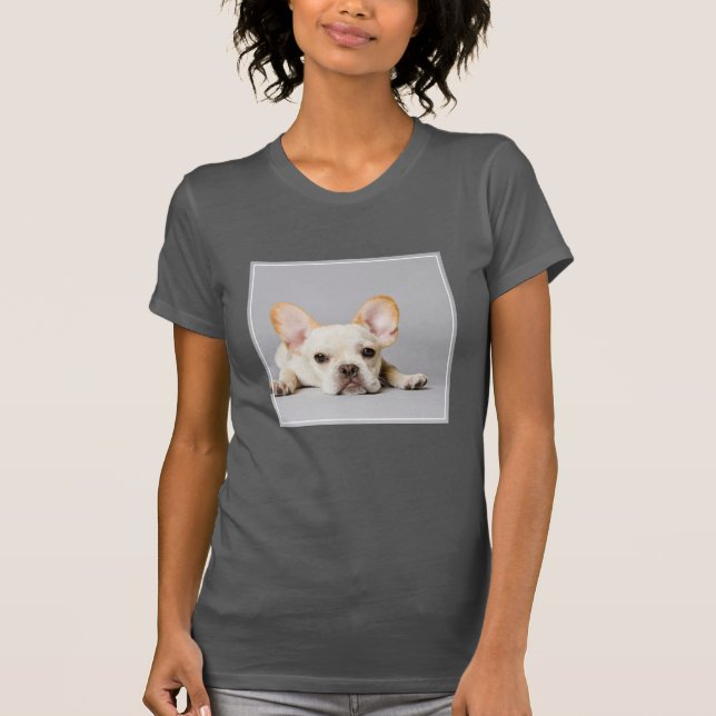 Niedliche Kleintiere | Französischer Bulldog flieg T-Shirt (Vorderseite)