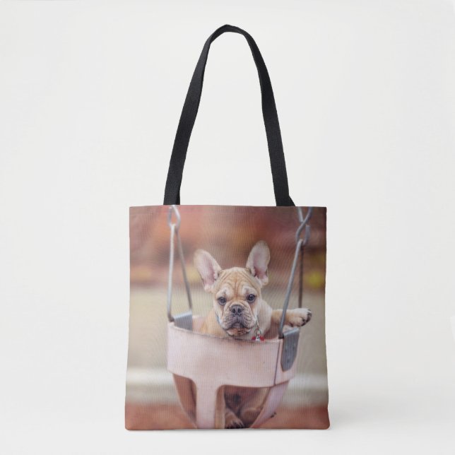 Niedliche Kleintiere | Französischer Bulldog-Playg Tasche (Vorderseite)
