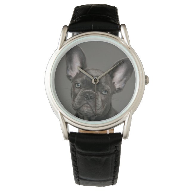 Niedliche Kleintiere | French Bulldog Armbanduhr (Vorderseite)