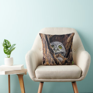 Niedliche Kleintiere   Gepunktete Owlet Kissen