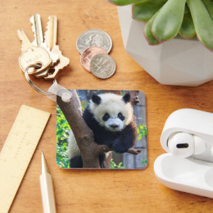 Niedliche Kleintiere   Giant Panda Cub Schlüsselanhänger