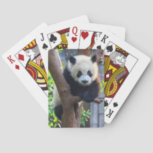 Niedliche Kleintiere Giant Panda Cub Spielkarten