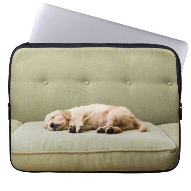 Niedliche Kleintiere | Golden Retriever Puppy 2 Laptopschutzhülle (Vorderseite)