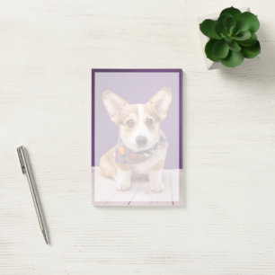 Niedliche Kleintiere Halloween Corgi Post-it Klebezettel
