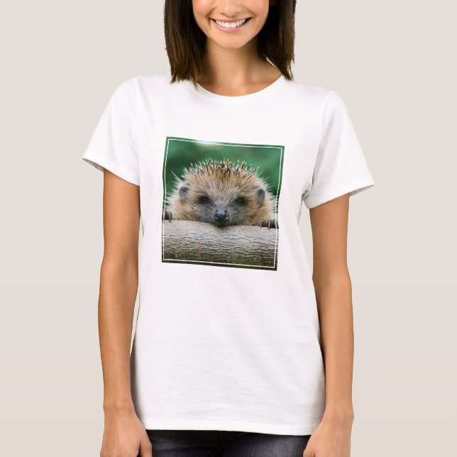 Niedliche Kleintiere | Igel Lächeln T-Shirt (Vorderseite)