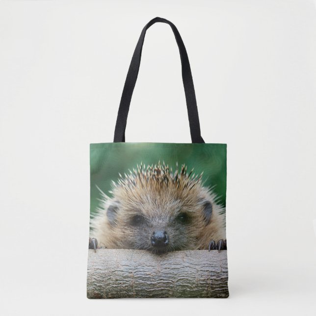 Niedliche Kleintiere | Igel Lächeln Tasche (Vorderseite)