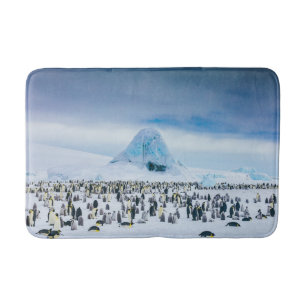 Niedliche Kleintiere   Kaiser-Pinguin-Kolonie Badematte