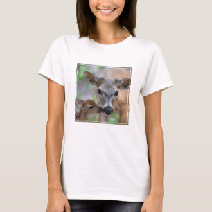 Niedliche Kleintiere   Key Deer Stag & Fawn T-Shirt