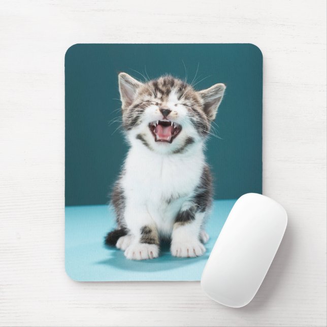 Niedliche Kleintiere | Meaning Baby Kitten Mousepad (Mit Mouse)