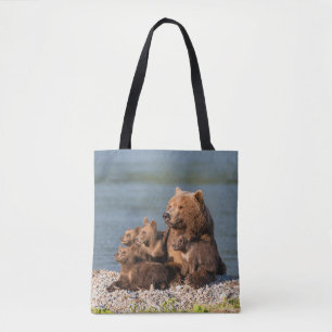 Niedliche Kleintiere   Mutter Bären & Cubs Tasche