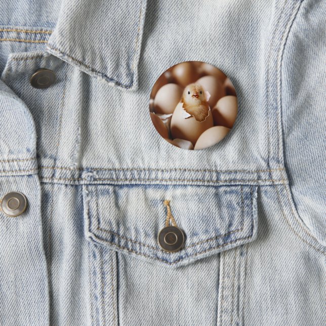 Niedliche Kleintiere | New Baby Chick Button (Beispiel)