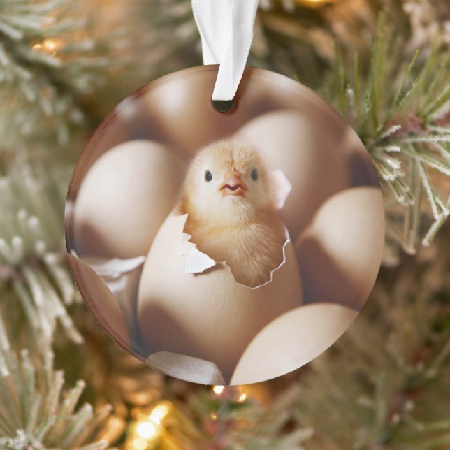 Niedliche Kleintiere | New Baby Chick Ornament (Baum)