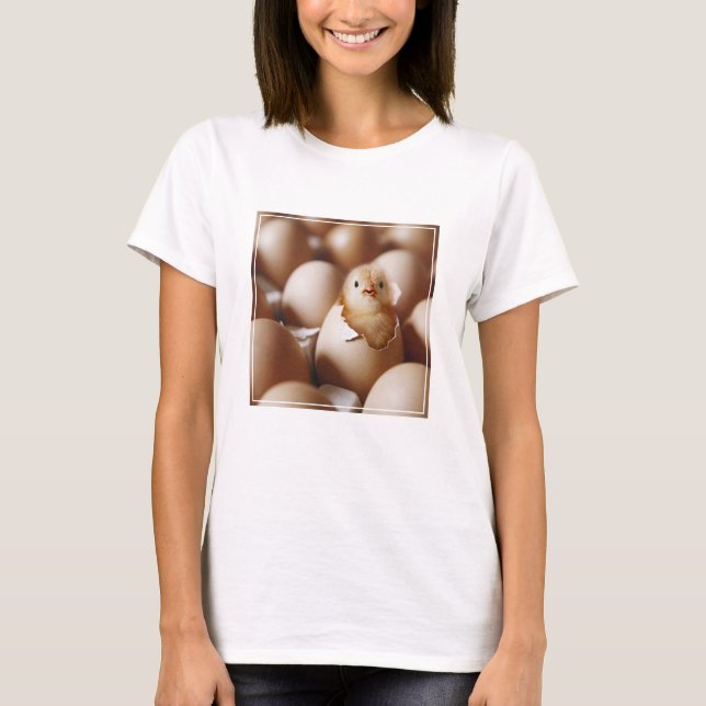 Niedliche Kleintiere | New Baby Chick T-Shirt (Vorderseite)