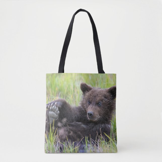 Niedliche Kleintiere | Niedliches Braunbären - Kür Tasche (Vorderseite)