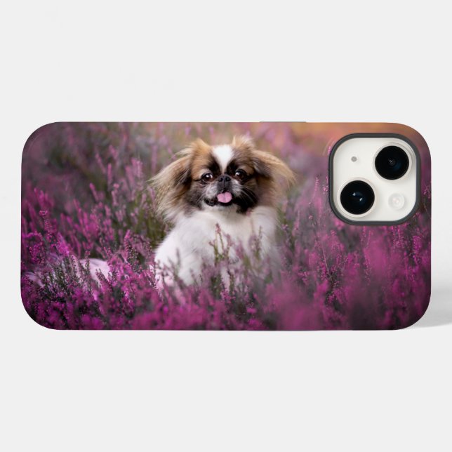 Niedliche Kleintiere | Pekingese Puppy Case-Mate iPhone 14 Hülle (Rückseite (Horizontal))
