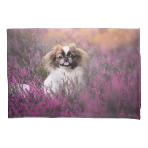 Niedliche Kleintiere Pekingese Puppy Kissenbezug
