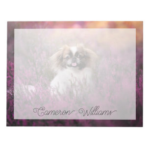 Niedliche Kleintiere Pekingese Puppy Notizblock