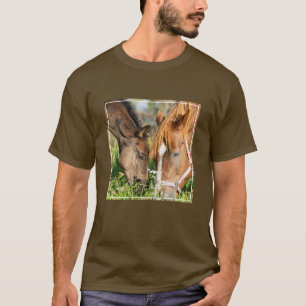 Niedliche Kleintiere   Pferdekälte T-Shirt
