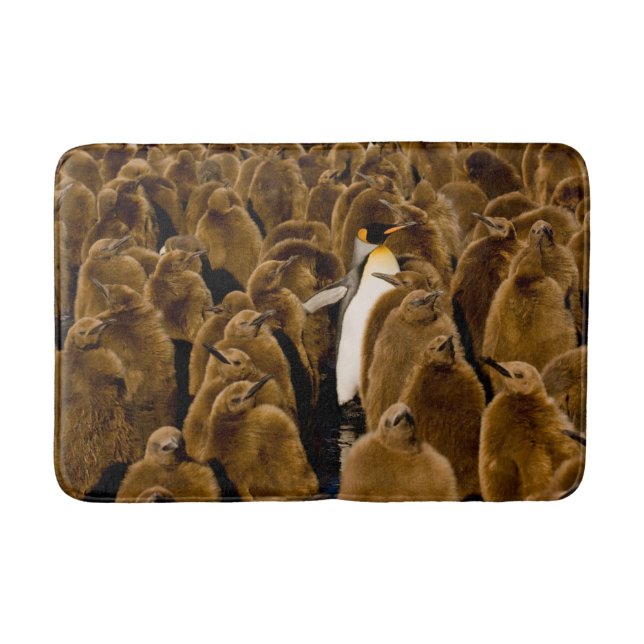 Niedliche Kleintiere | Pinguin unter Jugendlichen Badematte (Vorderseite)