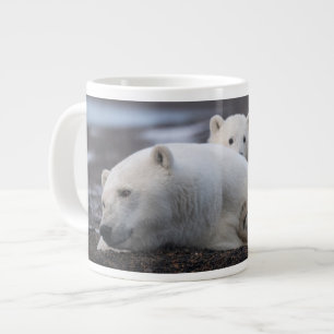 Niedliche Kleintiere   Polar Bear Family Alaska Jumbo-Tasse