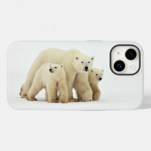 Niedliche Kleintiere Polar Bear Family Case-Mate iPhone 14 Hülle