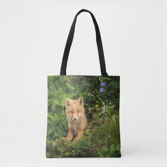 Niedliche Kleintiere | Rotfuchs bei Umnak Alaska Tasche (Vorderseite)