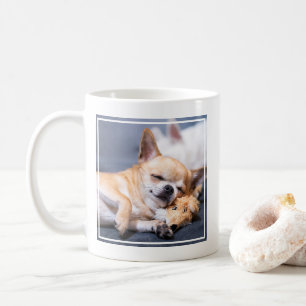 Niedliche Kleintiere   Rothaariger Chihuahua-Hund Kaffeetasse