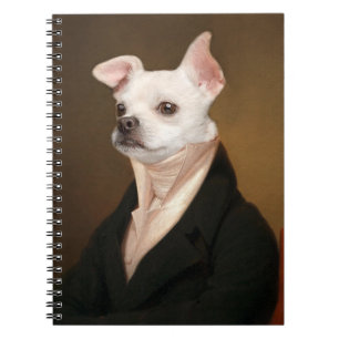 Niedliche Kleintiere   Royal Chihuahua Portrait Notizblock
