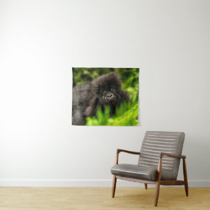 Niedliche Kleintiere   Säugling Gorilla Wandteppich