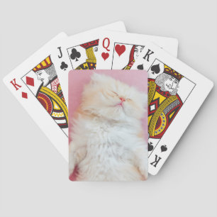 Niedliche Kleintiere   Schönes Kittenschlafen Spielkarten
