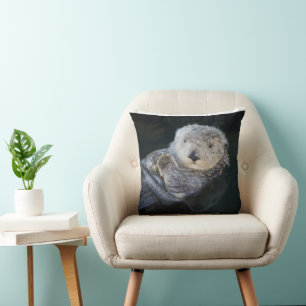 Niedliche Kleintiere Sea Otter Floating Kissen