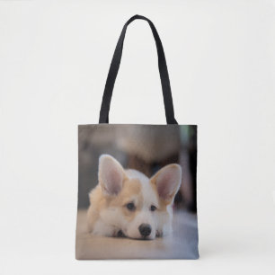 Niedliche Kleintiere Sleepy Corgi Puppy Tasche