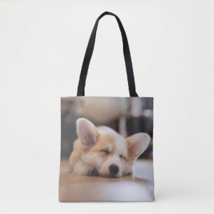 Niedliche Kleintiere Sleepy Corgi Tasche