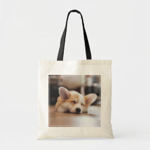 Niedliche Kleintiere Sleepy Corgi Tragetasche