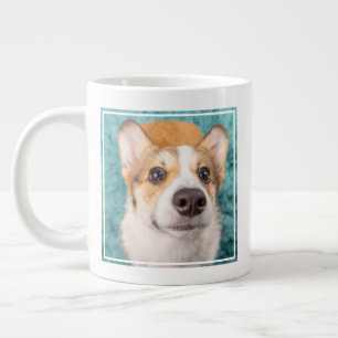 Niedliche Kleintiere Sweet Corgi Puppy Face Jumbo-Tasse