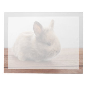Niedliche Kleintiere Tiny Baby Bunny Notizblock