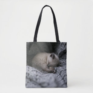 Niedliche Kleintiere Tiny Kitten Schlafen Tasche