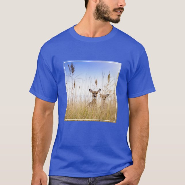 Niedliche Kleintiere | Zwei junge Weiße Schwänzer T-Shirt (Vorderseite)
