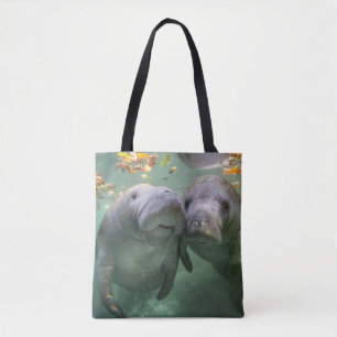 Niedliche Kleintiere   Zwei Manatees Tasche