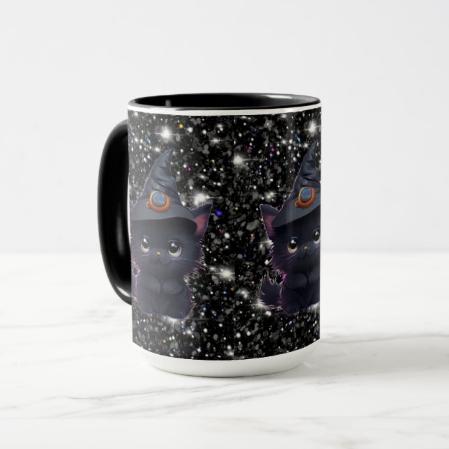 Niedliche Knorpelkatze Tasse (Vorderseite Links)
