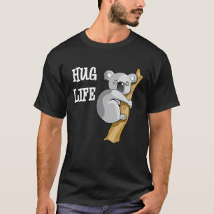 Niedliche Koala Bären Umarmung Funny Zitat Cooles T-Shirt