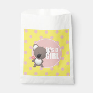 Niedliche Koala Bear Baby Girl Geschenktütchen